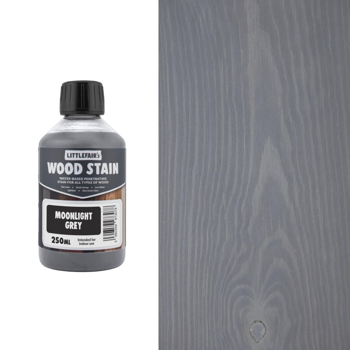Littlefair's Wood Stain Water-Based - (Very Red Mahogany) – Non-Toxic, Eco-Friendly & Quick Drying - Easy-to-Apply, Concentrated Formula for All Wood Types – 15ml Tester Pot