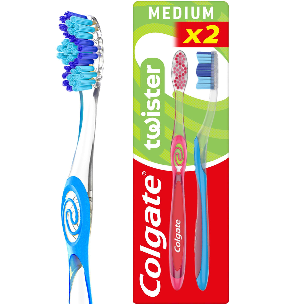 Colgate Extra Clean Medium Manual Toothbrush, 3 Pack