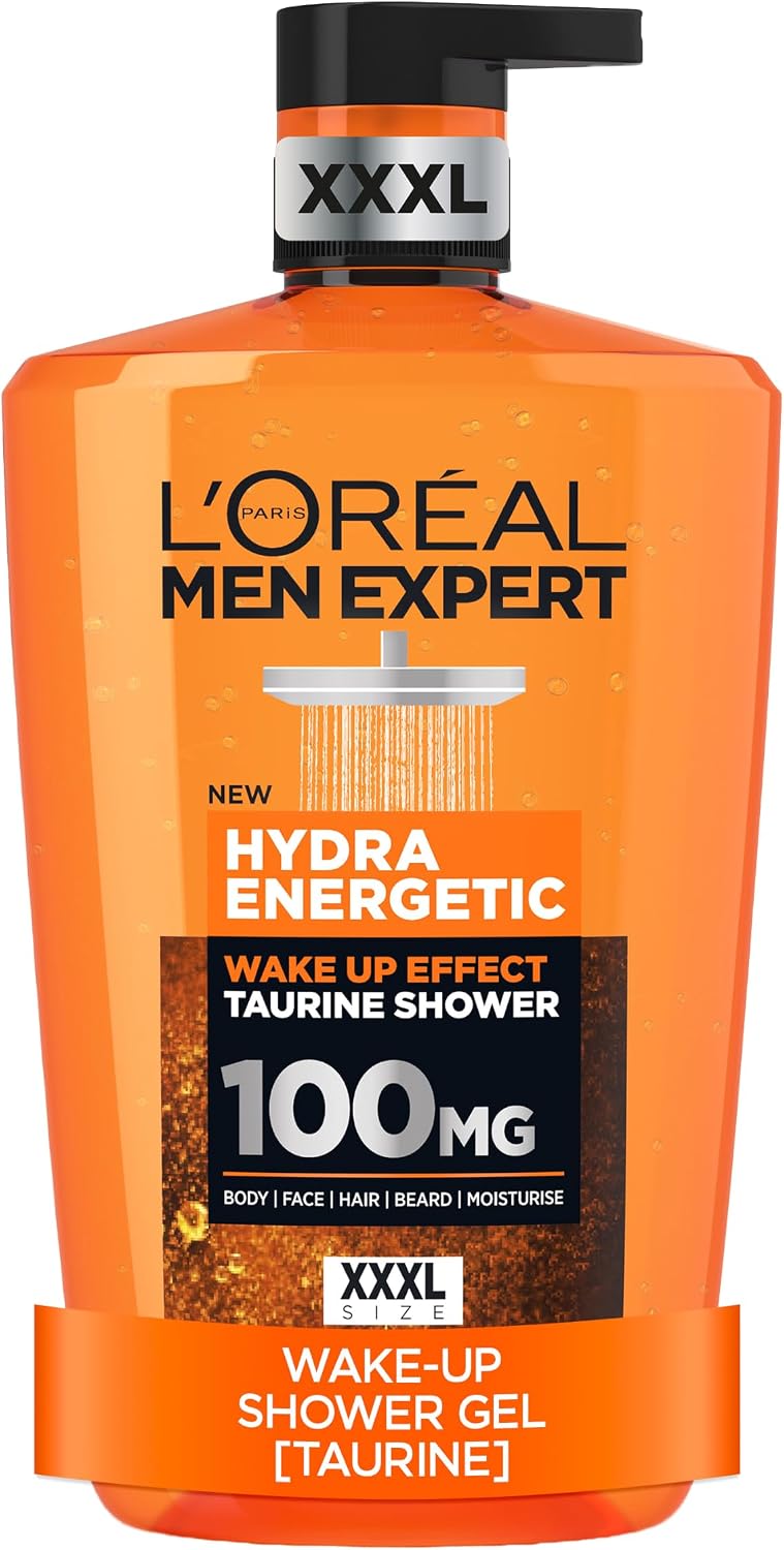 L'Oréal Paris Men Expert Shower Gel Hydra Energetic 3-in-1 XXXL 1L