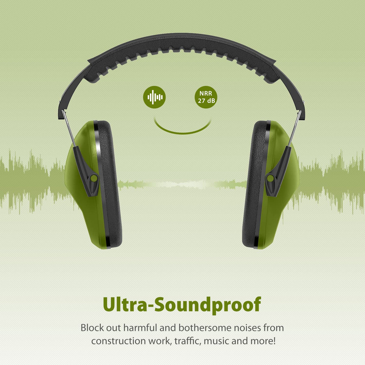 Dr.meter Ear Defenders Children SNR 27.4dB for Autism, Sensory Needs