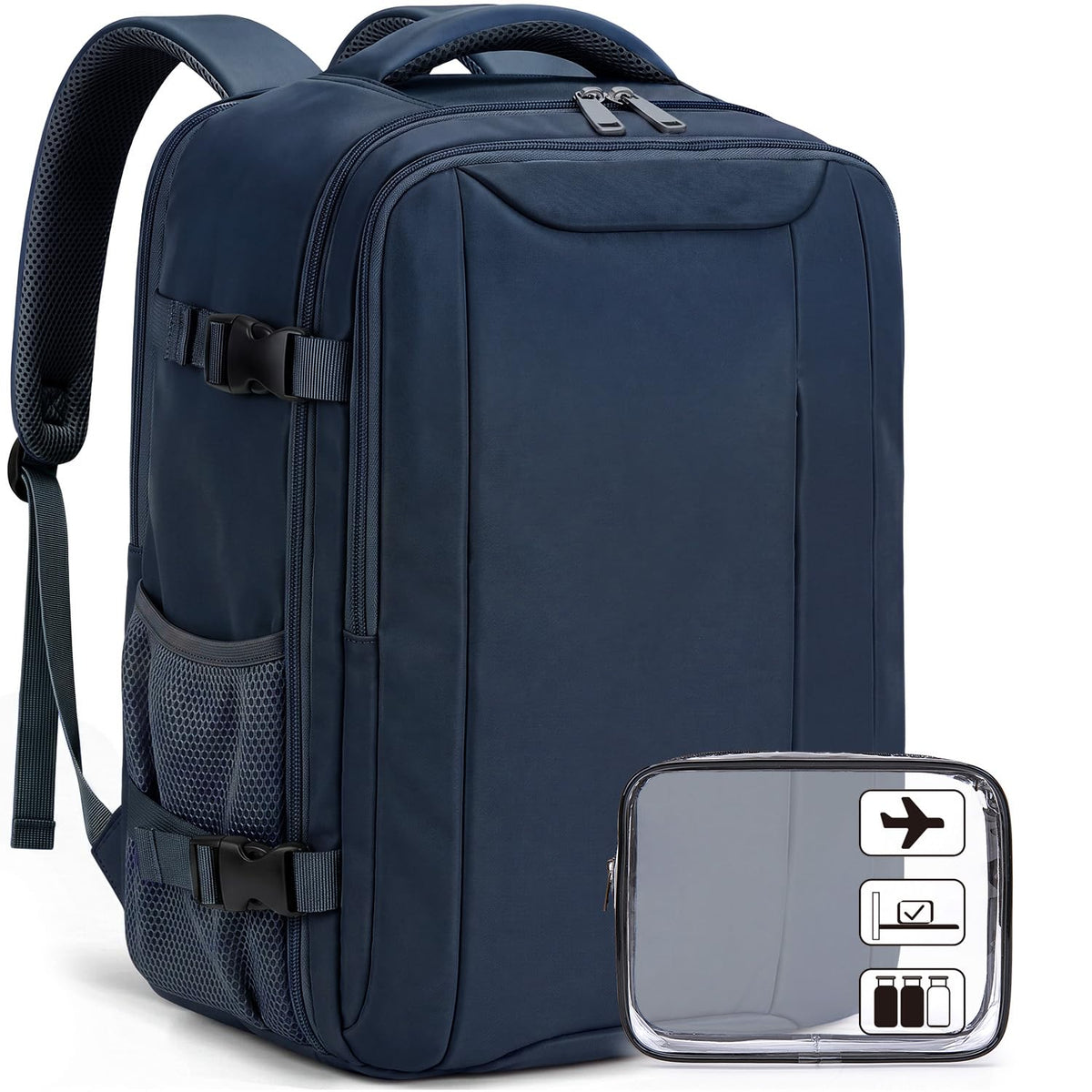 Xkdoai for Ryanair Cabin Bags 40x30x20,Backpack with TSA Approved Clear Bag