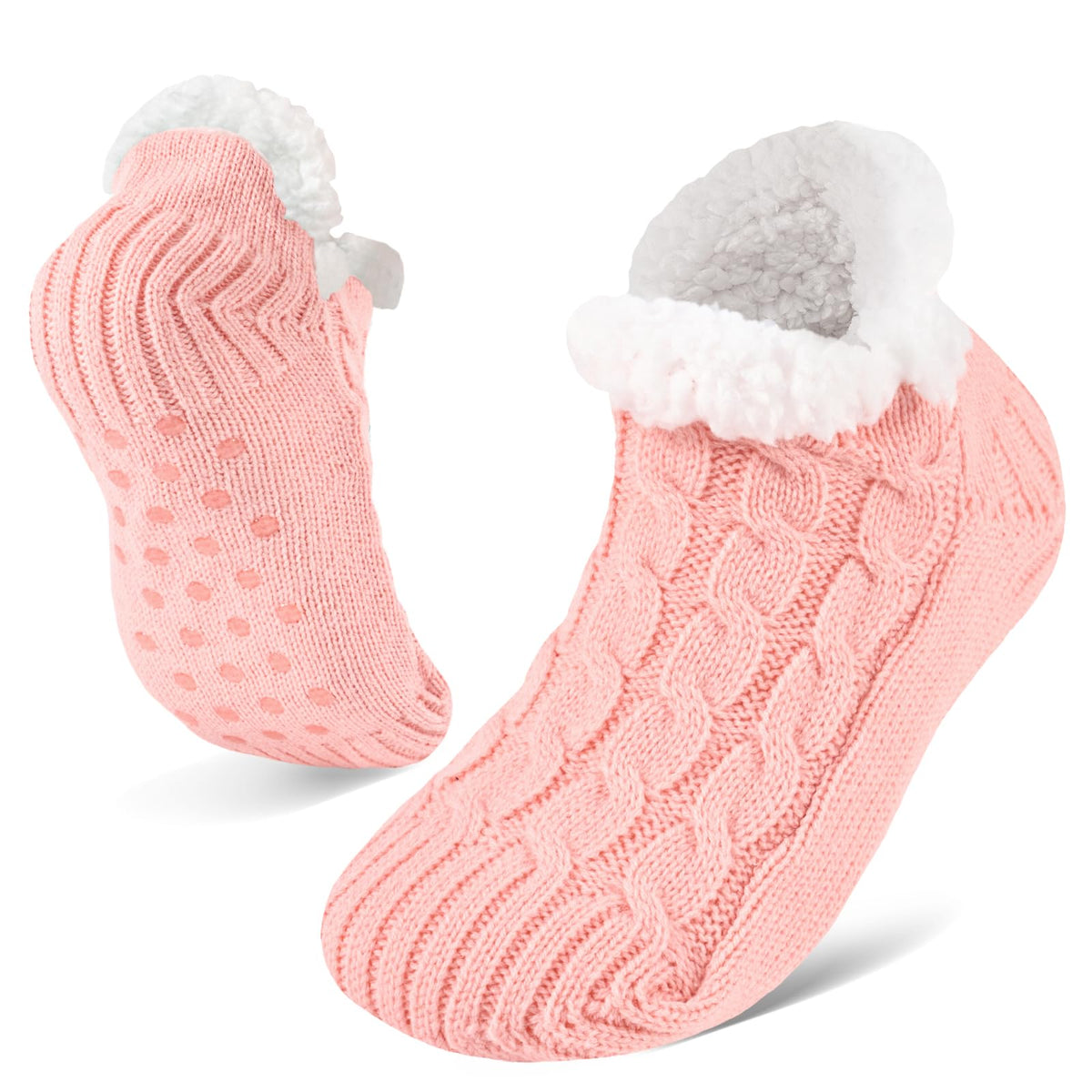 Niorasen Fluffy Slipper Socks Women Men, Winter Gift for Her, UK 4-9
