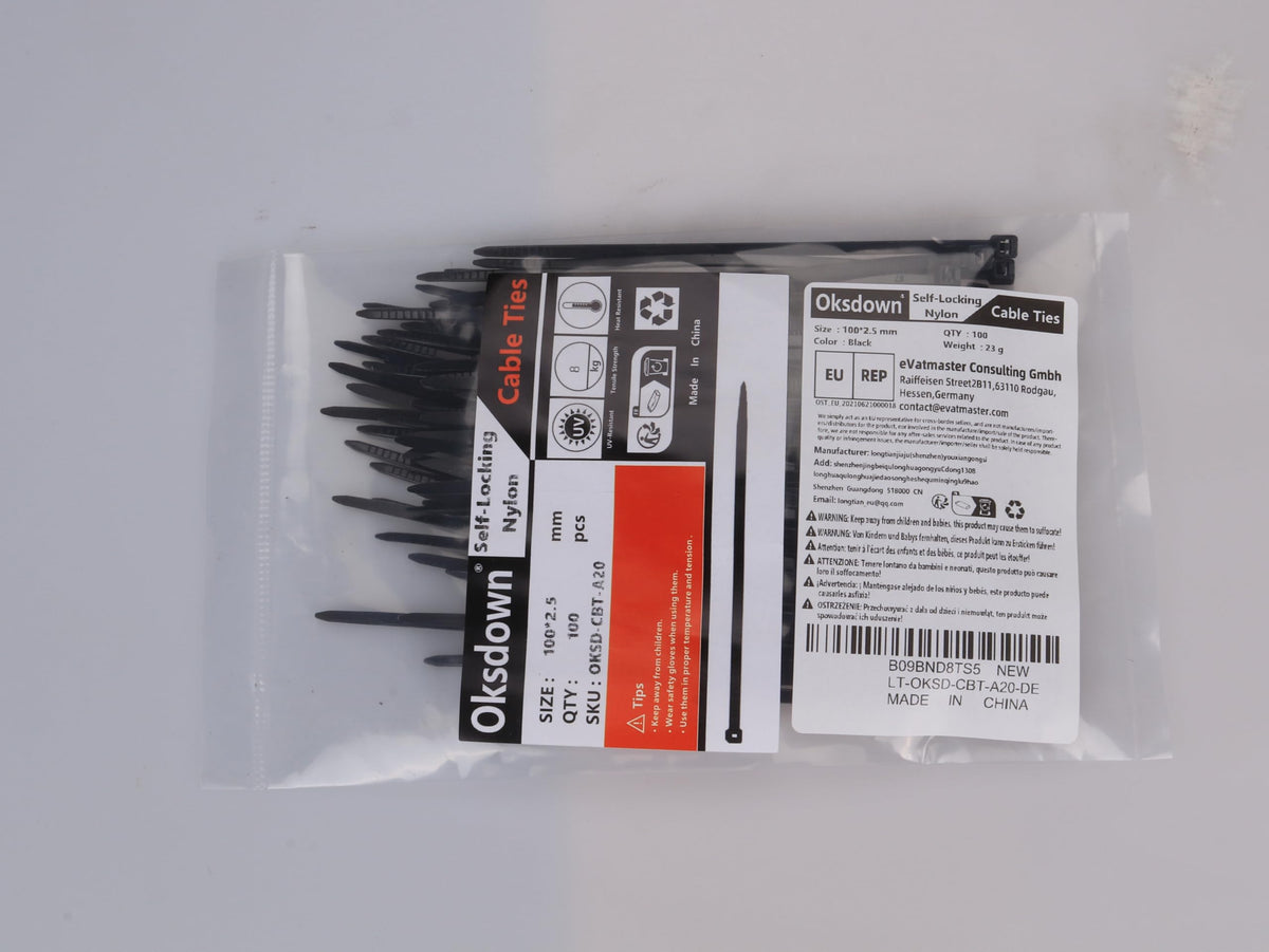 100 Pack Yellow Plastic Cable Ties 300mm×3.6mm Heavy Duty Strong Nylon Premium Self Locking 12 inch/30 cm Long Zip Tie Wraps
