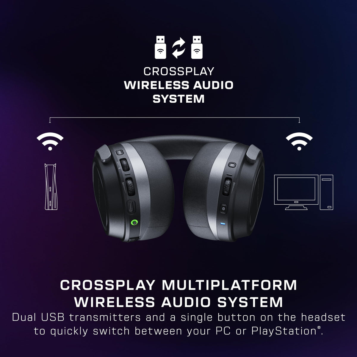 Turtle Beach Stealth 700 Wireless Gaming Headset for XBOX, PS5, PC, Mobile
