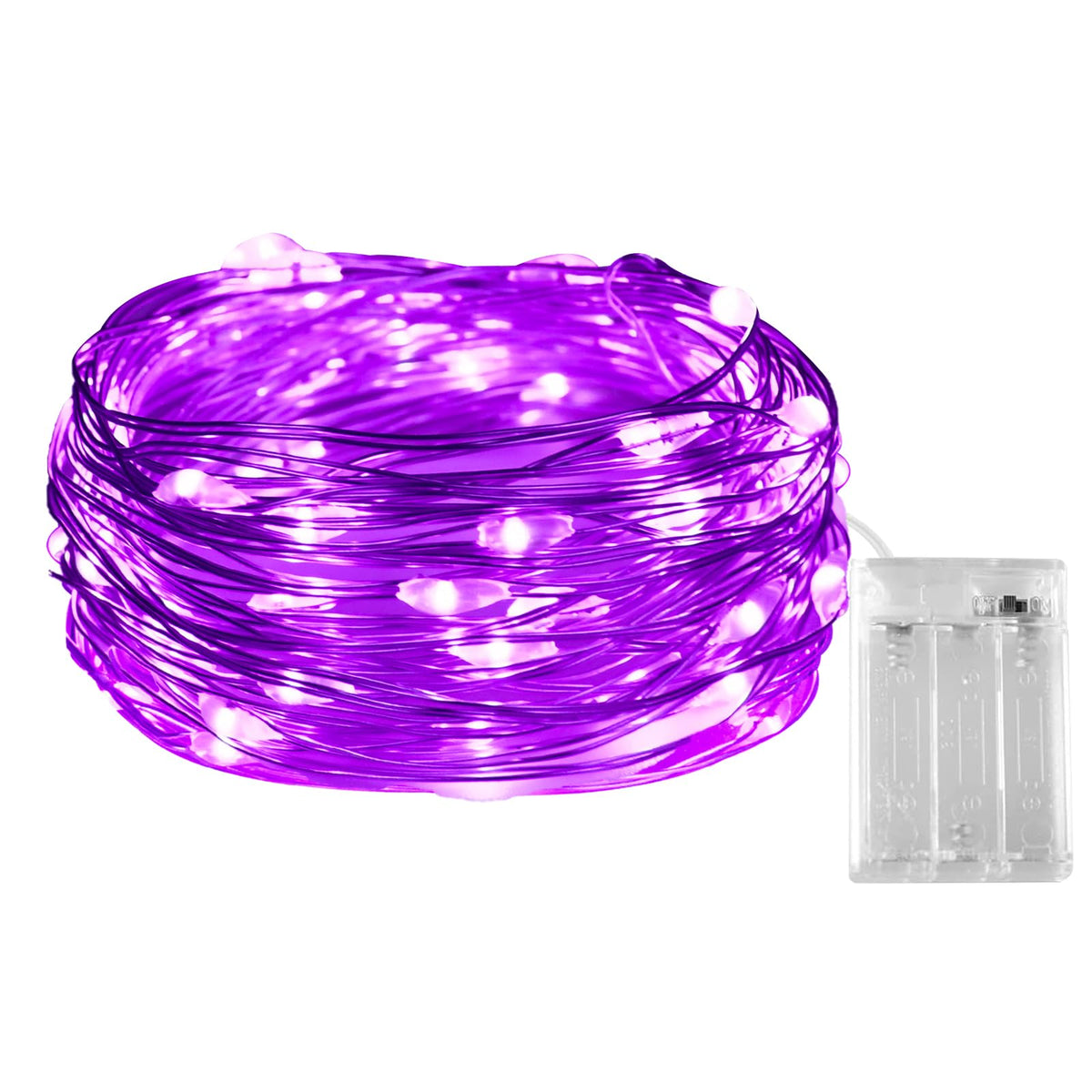 Dalugo Orange Fairy Lights, 3M/10ft Amber Fairy Lights, 30 LED Halloween Battery Lights for Autumn Halloween Christmas Decorations, Fireplace, Home Decor