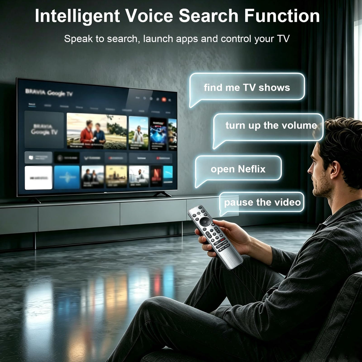 for-LG-Magic-Remote, Gvirtue Solar Voice Remote Control for-LG-Smart TV