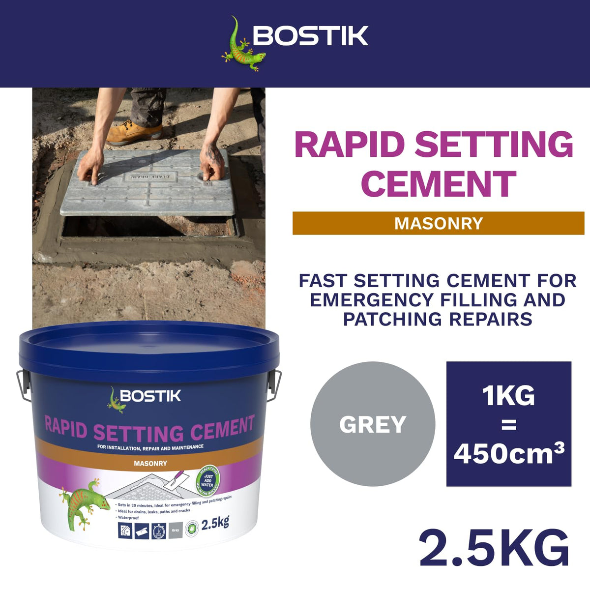 Bostik Rapid Setting Cement 10kg