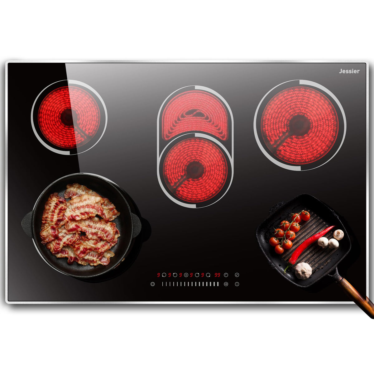 Portable Ceramic Hob, Pulg in Single Electric Hob 3600W