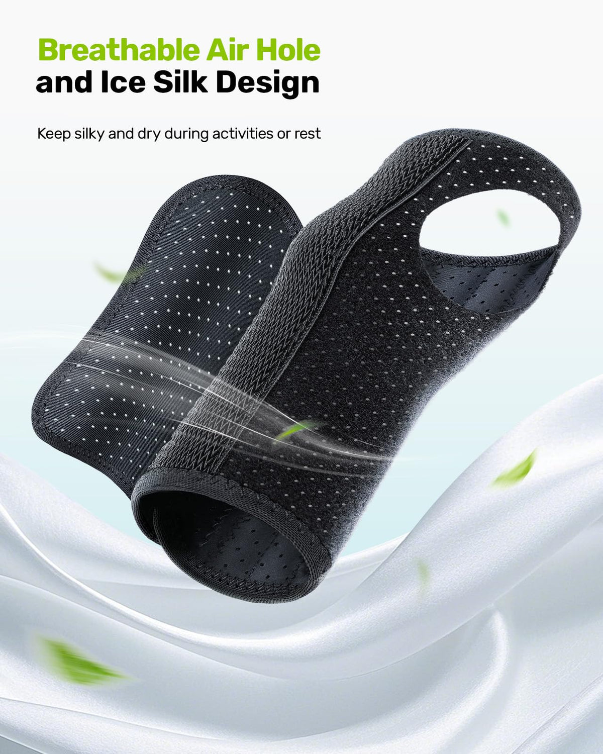 Rakiie Breathable Wrist Support Brace with 3 Metal Splints