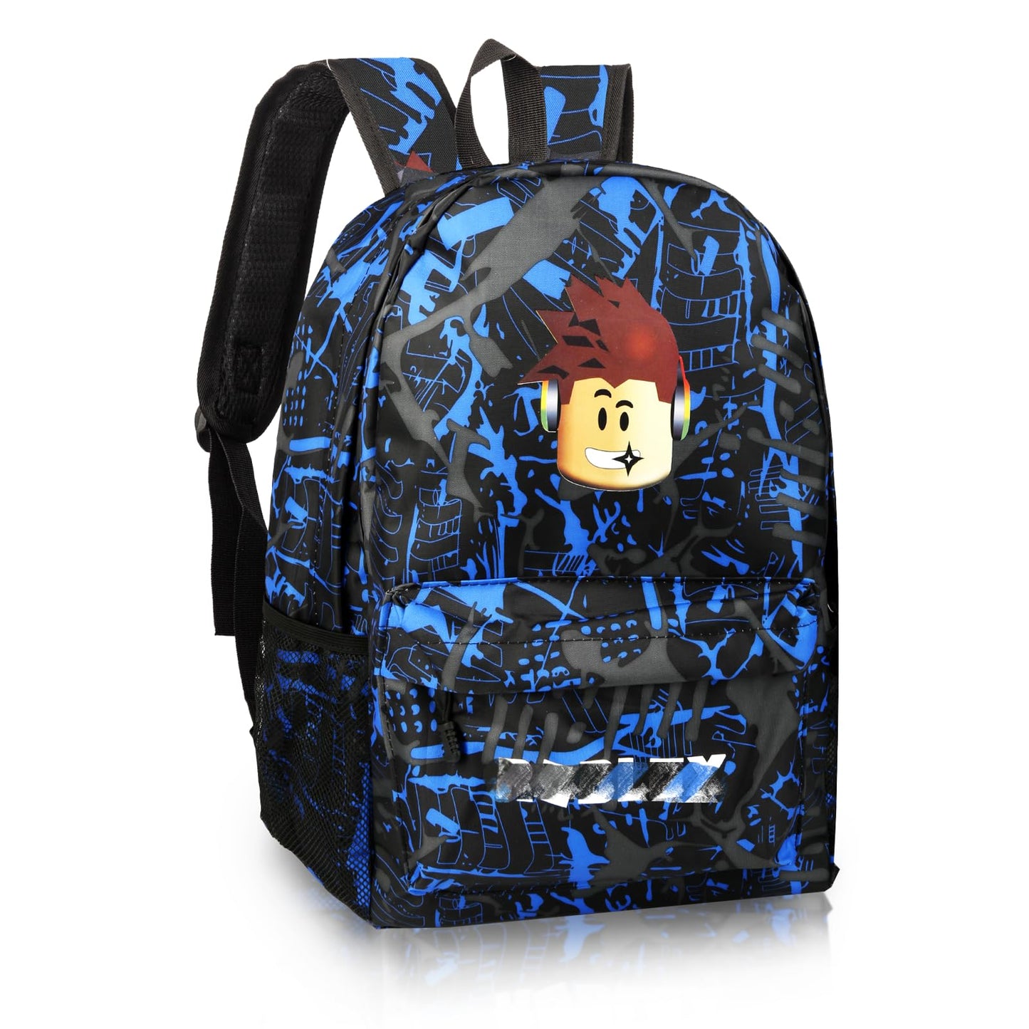 yumcute De-mn Backpack Kids, Teen Game School Bags, Children Primary Schoolbag, Children's School Backpack, 17 Inch Large Capacity Travel Rucksack Waterproof Boys Girls Book Bags for Aged 3-12 Years