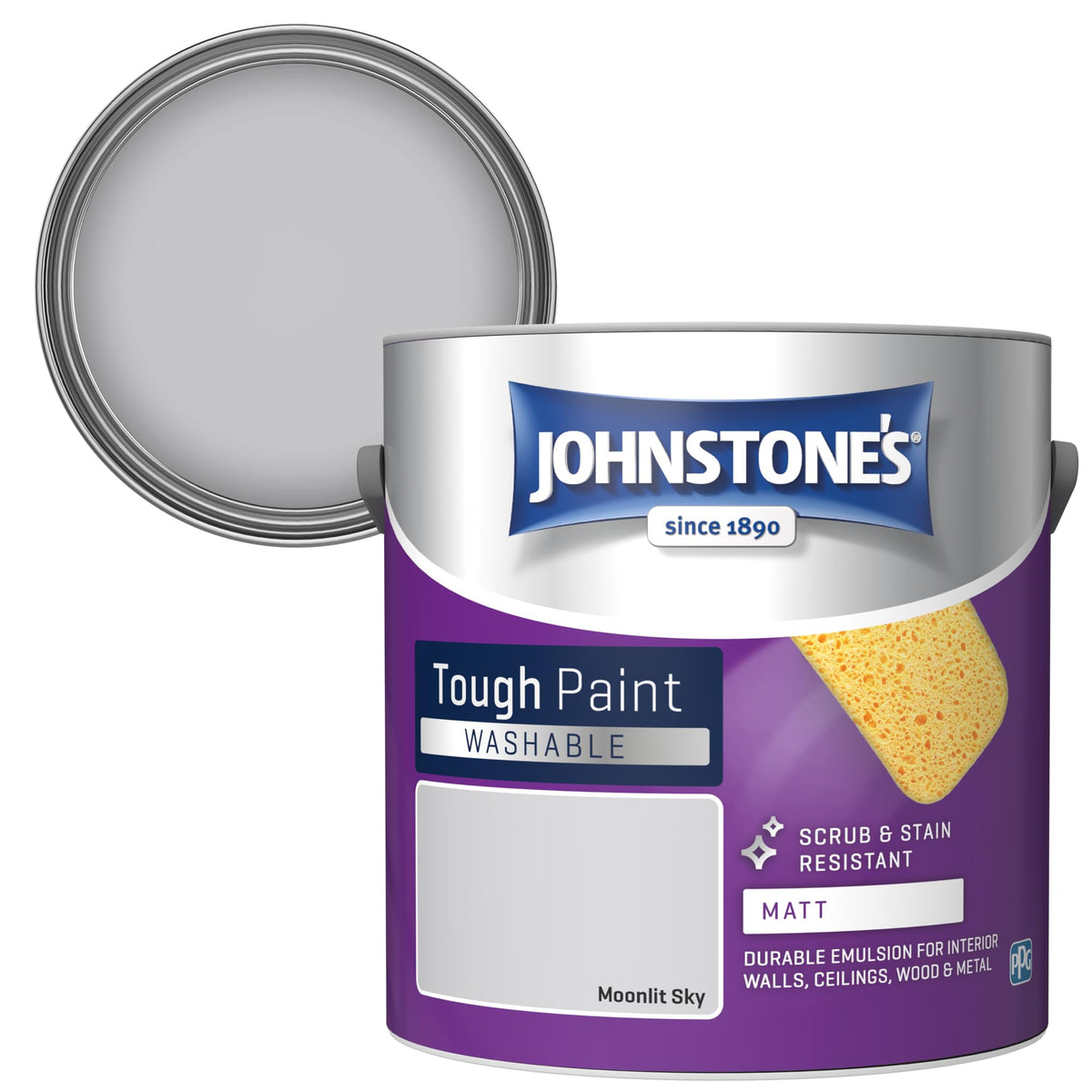 Johnstone's - Washable Matt Wall & Ceiling Paint - Rosebud - 2.5L