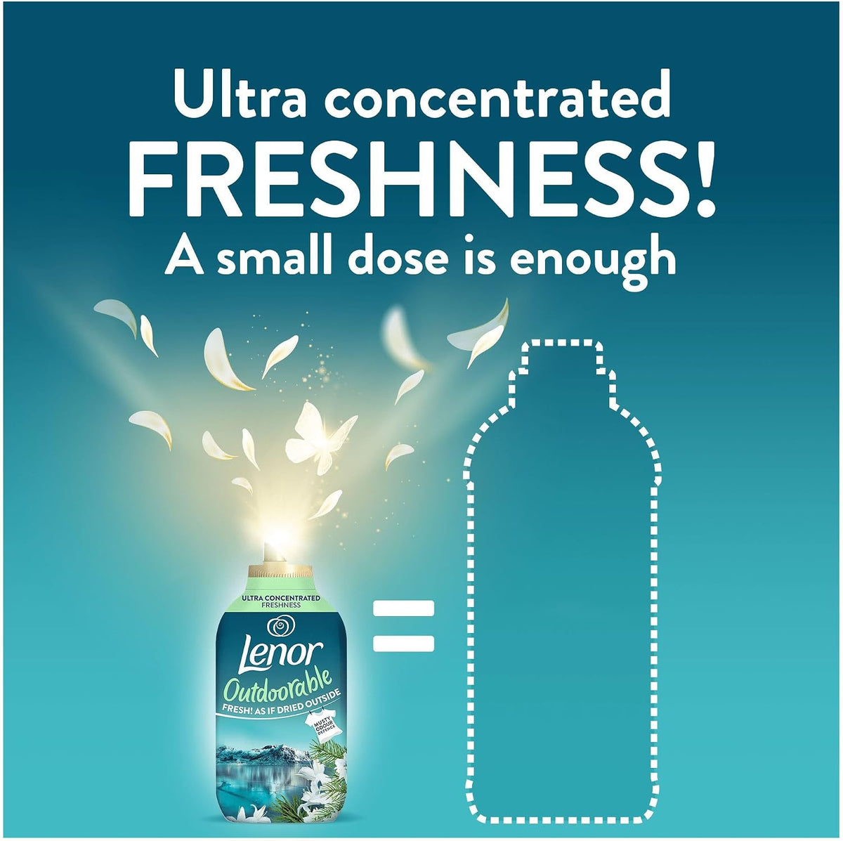 Lenor Outdoorable Fabric Conditioner 424 Washes (8x53), 8x742ml, Northern Solstice - Ultra Concentrated Freshness
