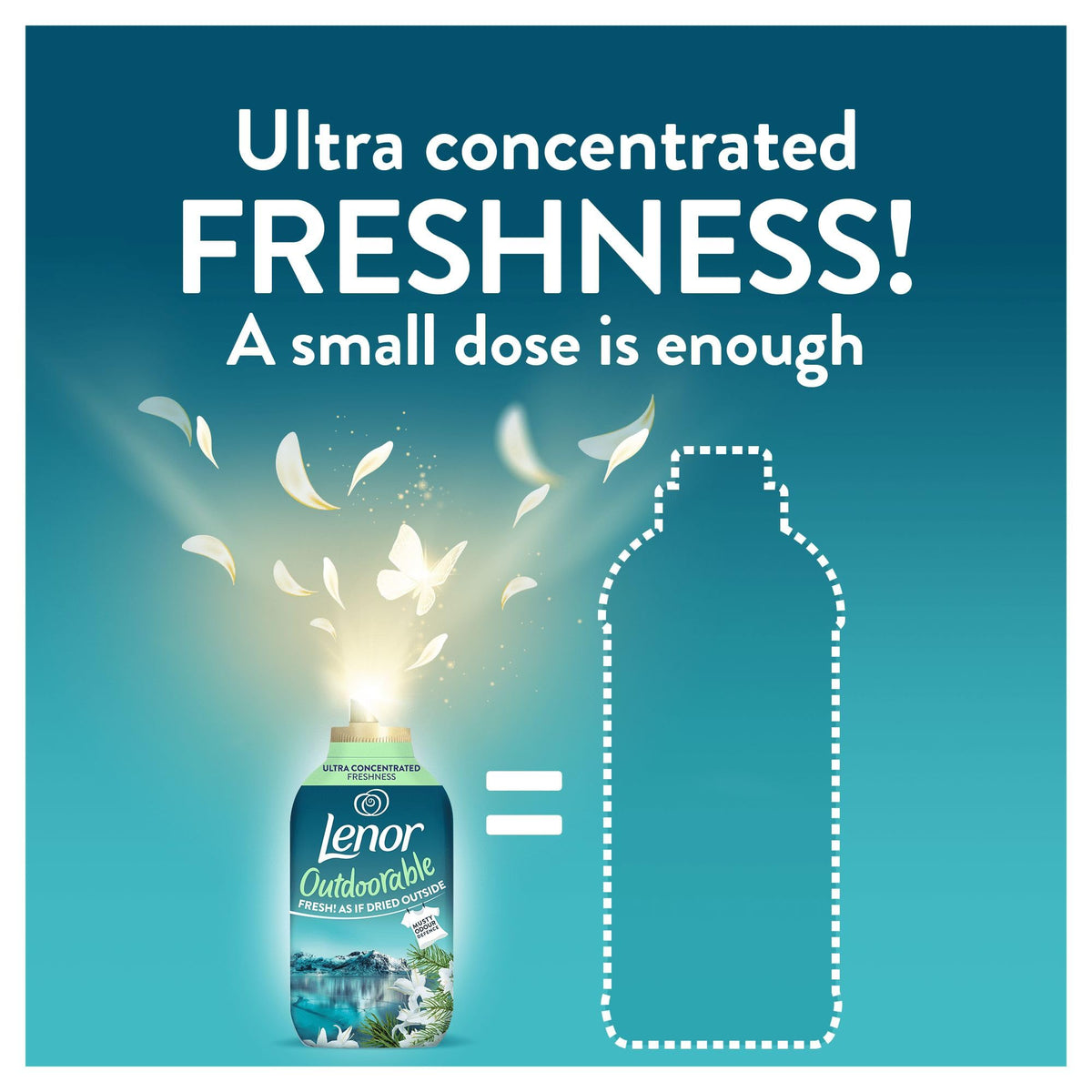 Lenor Outdoorable Fabric Conditioner 424 Washes (8x53), 8x742ml, Northern Solstice - Ultra Concentrated Freshness