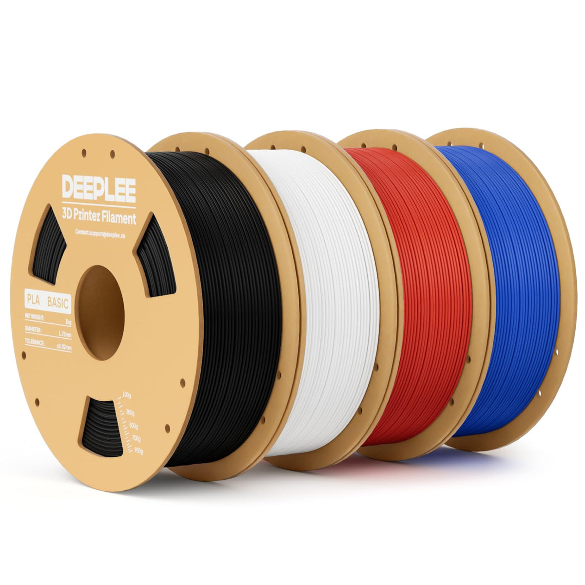 DEEPLEE PLA Filament 1.75mm, Basic 3D Filaments Beige 1kg