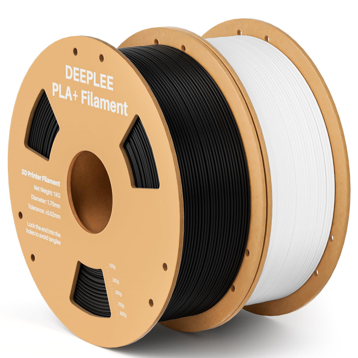 DEEPLEE PLA Plus 1.75mm Filament White 1kg