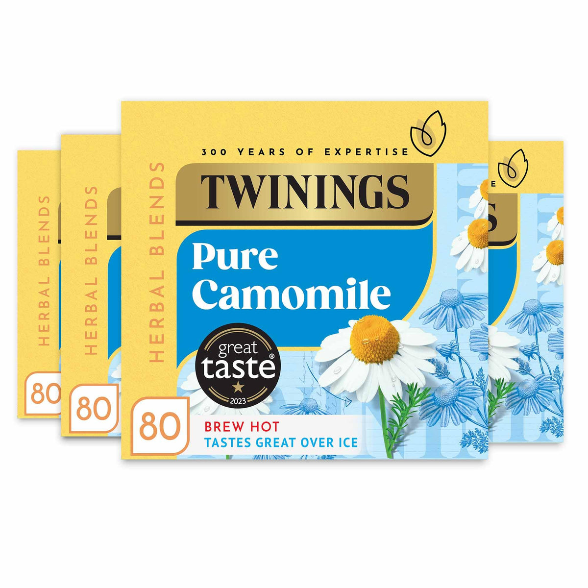 Twinings English Breakfast Tea, 4 x 80 Biodegradable Plant-Based Tea Bags