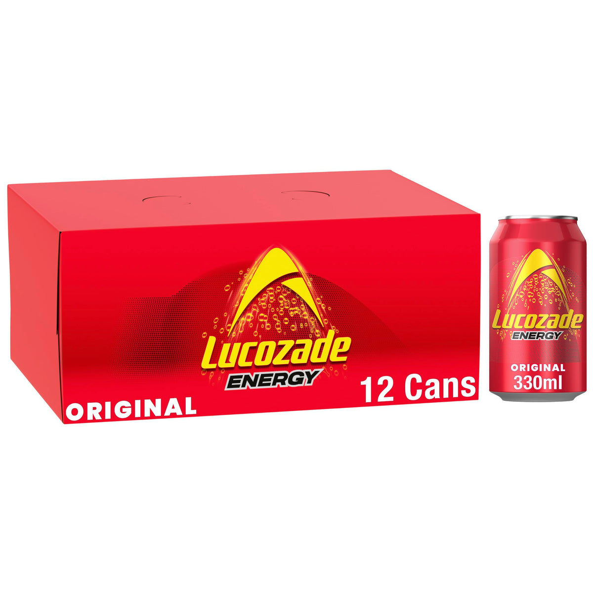 Lucozade Energy Orange 330ml (Pack of 12)