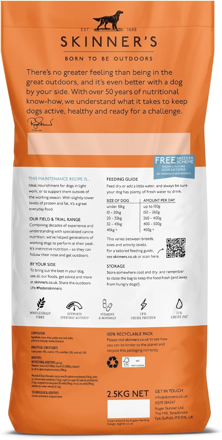 Skinners Field & Trial Maintenance Dry Dog Food - 15kg