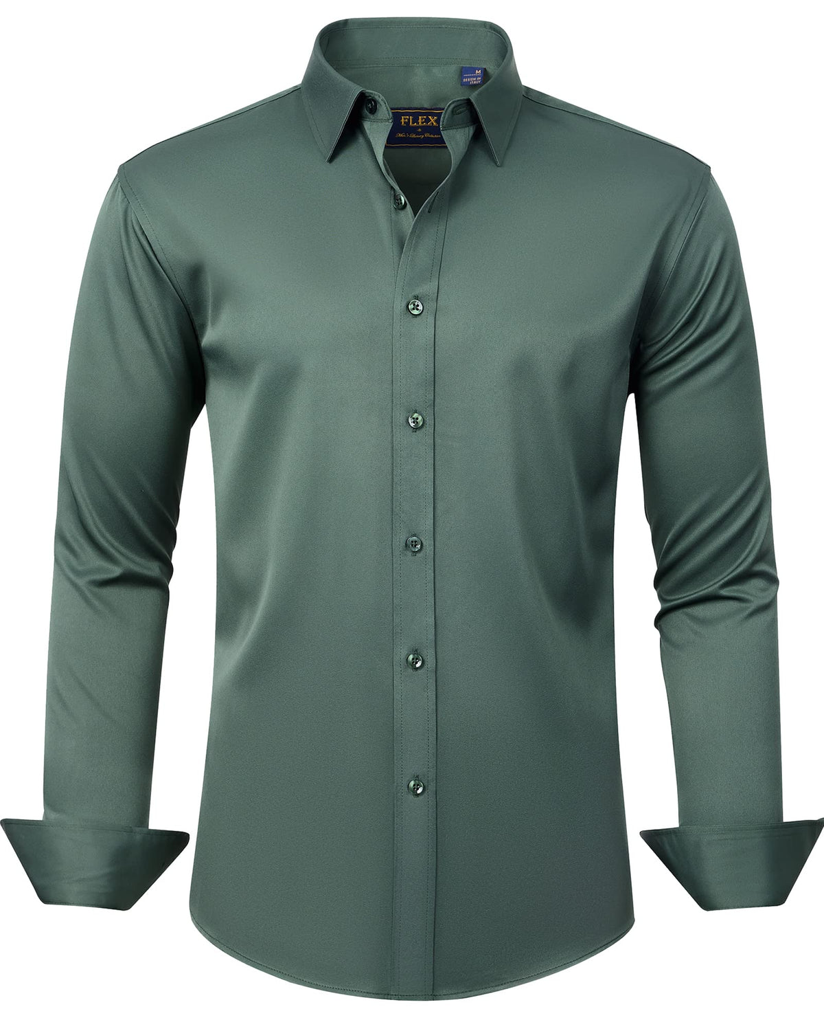 J.VER Men's Long Sleeve Stretch Dress Shirt Non Iron Casual Business Formal Shirts S-6XL
