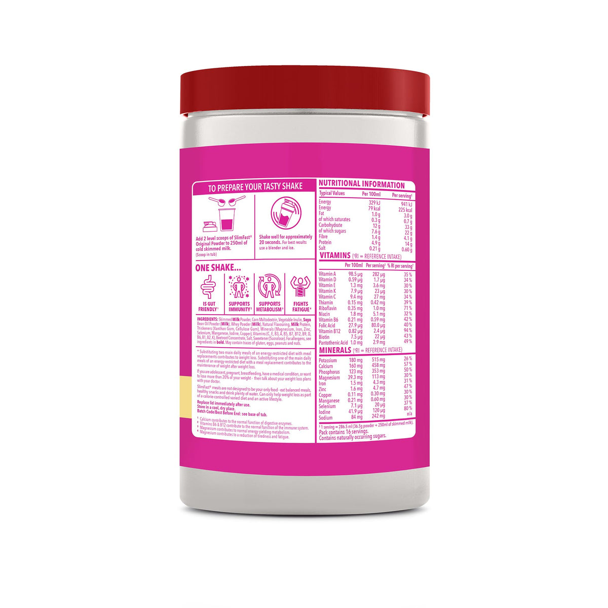 SlimFast • Meal Replacement Powder • Caramelised Biscuit Flavour • 584g