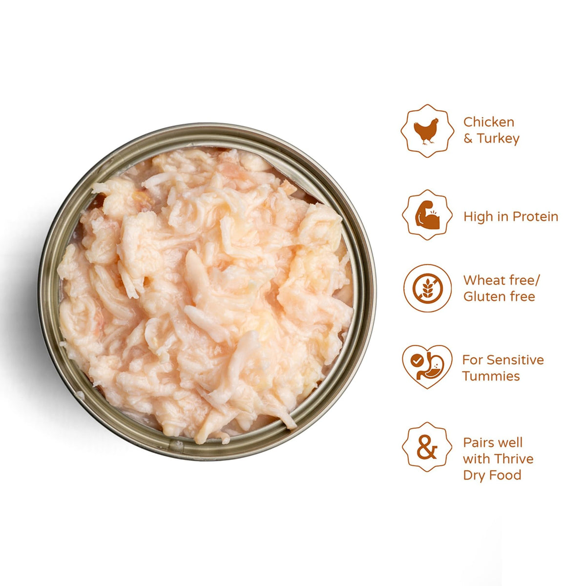 Thrive Complete Chicken Breast Wet Cat Food – Adult & Senior – 6 x 75g Cans