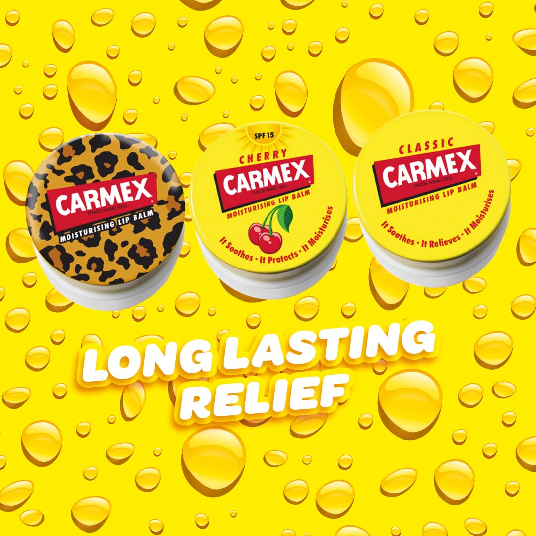 Carmex CLASSIC Moisturising Lip Balm For Dry And Chapped Lips 7.5g