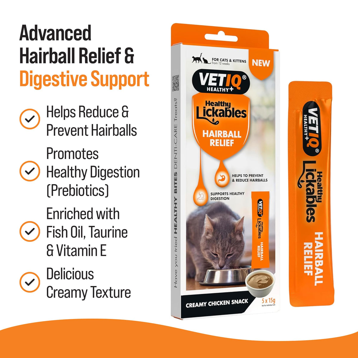 VETIQ Healthy Bites Cat Variety Treats for Cats & Kittens (84 Servings)