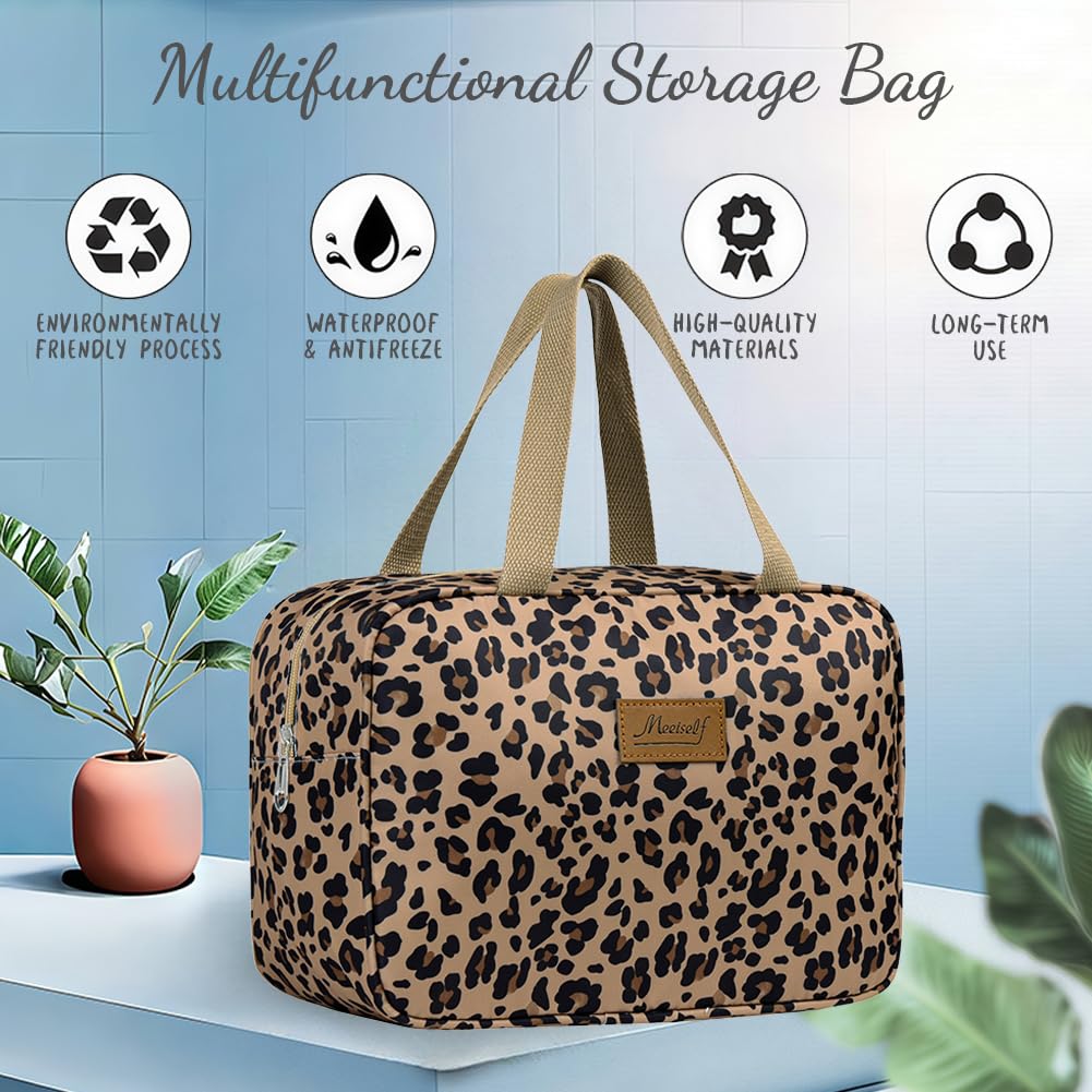 Aucuu Toiletry Bag, Large Full Size Toiletry Bag, Travel Hand-Held Make up Wash Bags, Portable Waterproof Toile-Try Kit, Bathroom Storage Case, Cosmetic Organizer for Travel, Camping for Women Girl