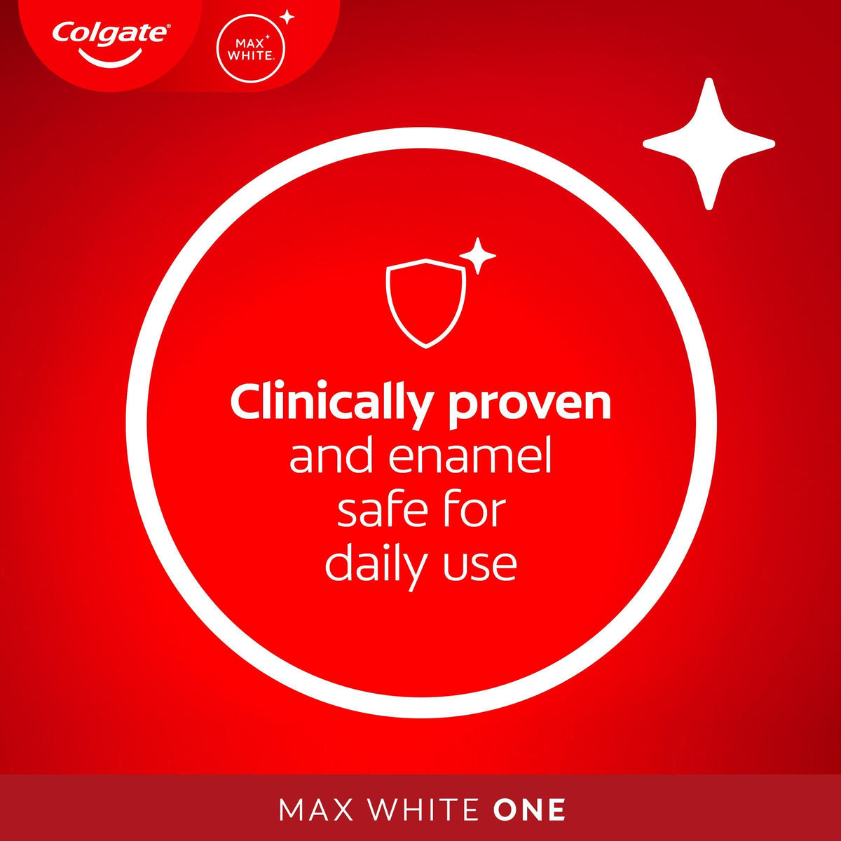 Colgate Max White Purple Reveal Teeth Whitening Toothpaste - Clinically Proven to Remove up to 100% of Surface Stains** - Fluoride Toothpaste - Colgate Multipack - 4 X 75ml