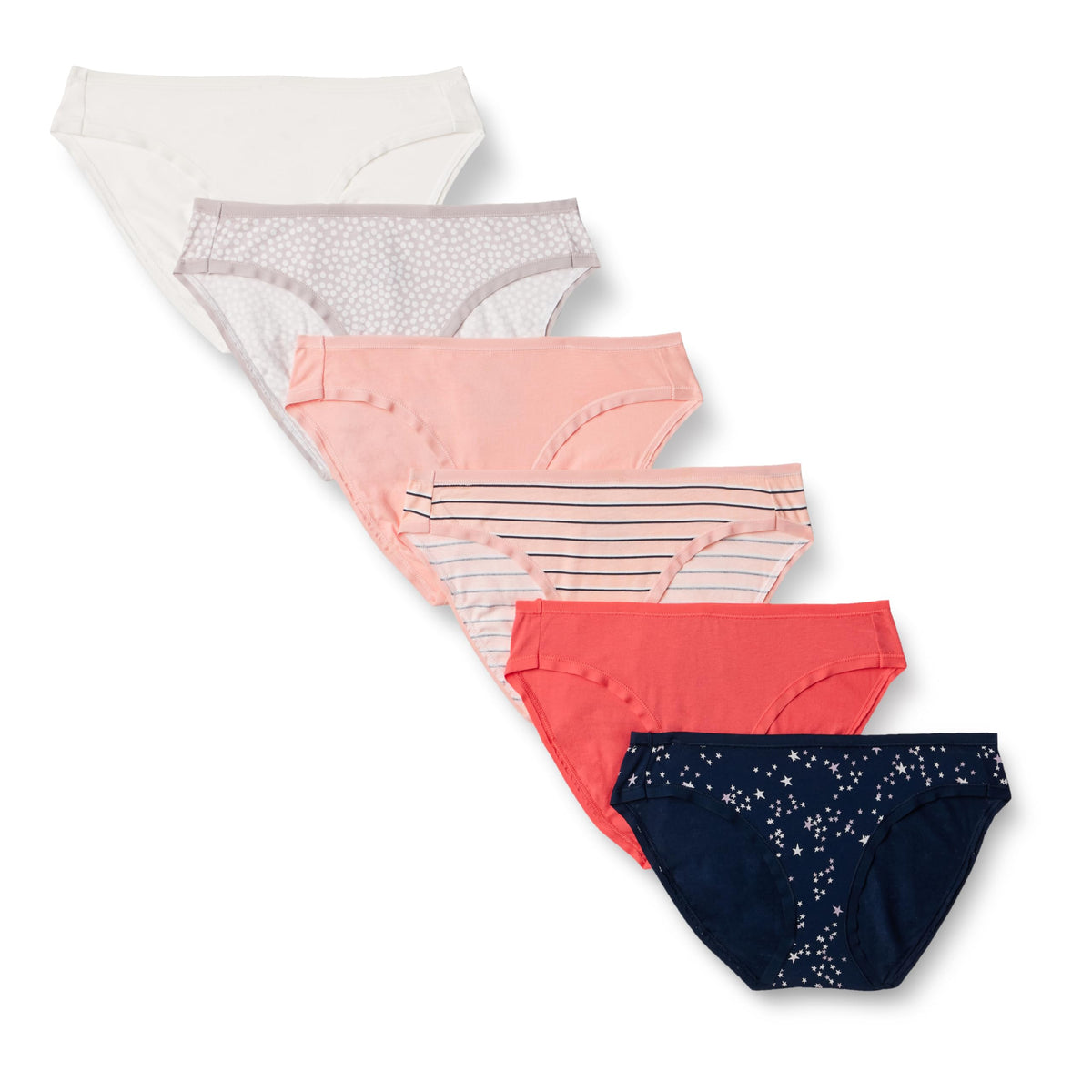 Amazon Essentials Women's Cotton Bikini Brief Underwear (Available in Plus Size)