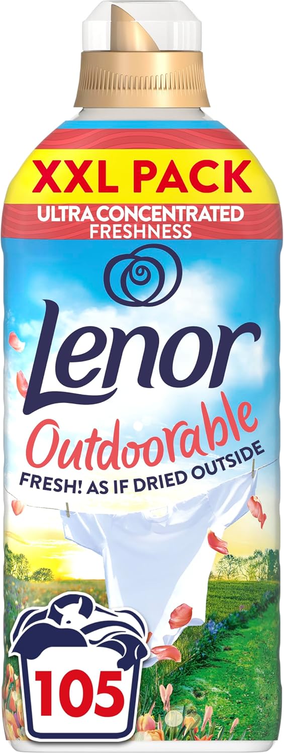 Lenor Outdoorable Fabric Conditioner 105 Washes, 1.47L, First Day of Spring