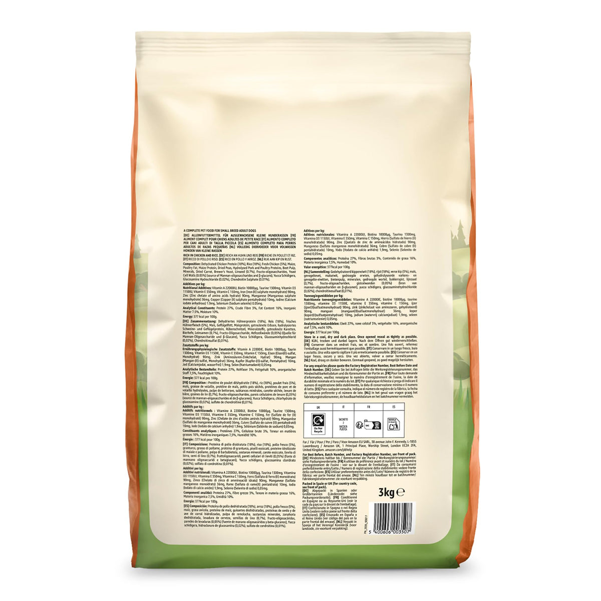 by Amazon Complete Dry Dog Food Rich in Chicken & Rice 3kg
