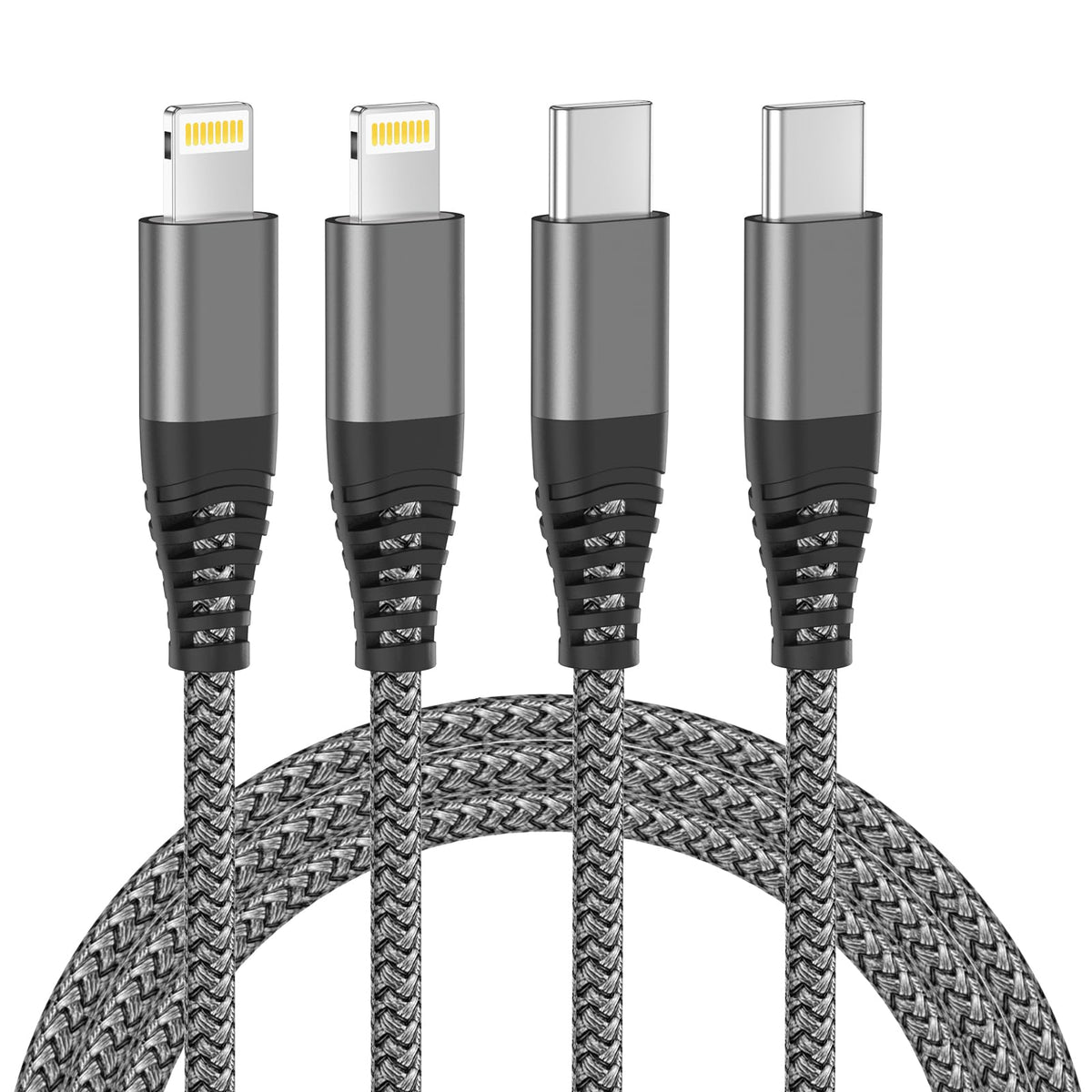USB C to Lightning Cable 2Pack 1M Apple MFi Certified iPhone Charger Cable