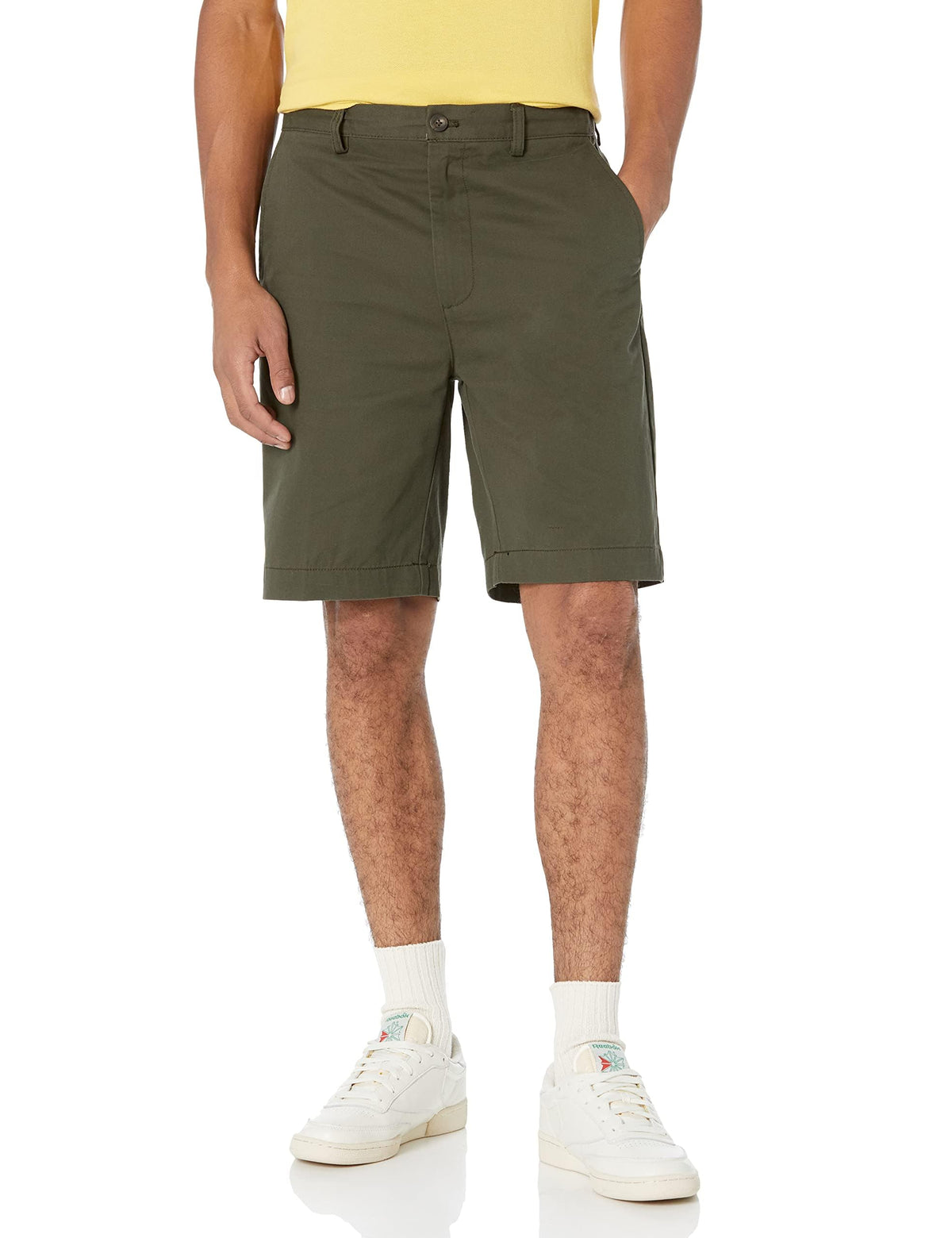 Amazon Essentials Men's Classic Fit 9" (23cm) Chino Shorts with Pockets