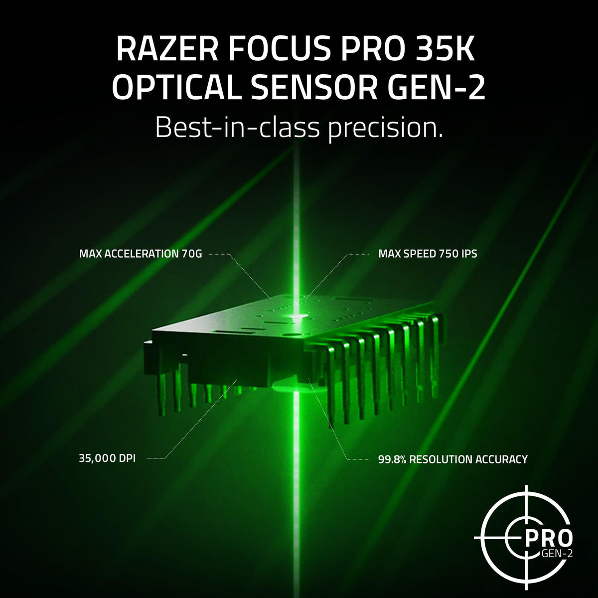 Razer Viper V3 HyperSpeed - Wireless Esports Mouse (Focus Pro 30K Optical Sensor, Up to 280 hours of Battery Life, Mechanical Mouse Switches Gen-2, 4000 Hz Wireless Polling Rate) Black