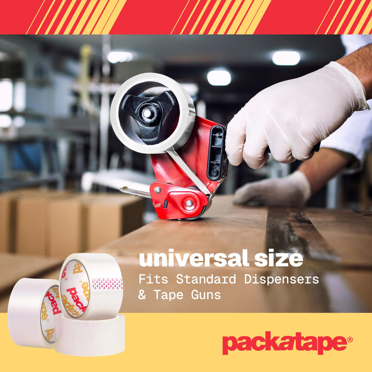 Packatape - 6 Rolls Per Pack 48MM x 66M Brown Packaging Tape for Parcels and Boxes. This 6 rolls pack of Heavy Duty Brown Packing Tape Provides a Strong, Secure and Sticky Seal for your Boxes