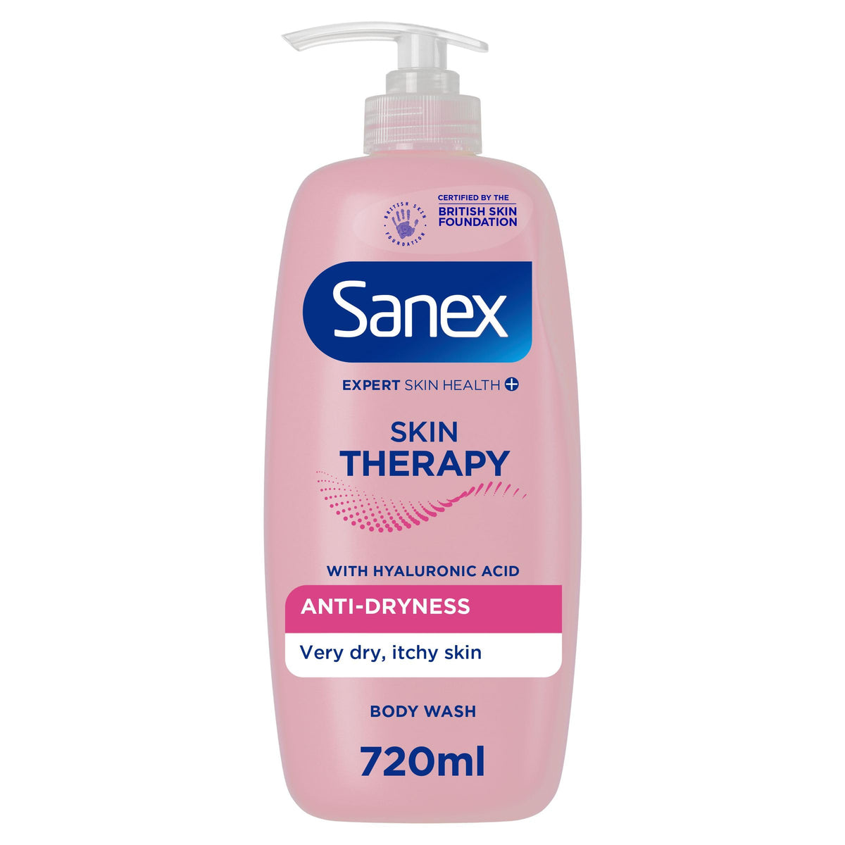 Sanex Skin Therapy Anti Irritation Body Wash 720ml, Pump