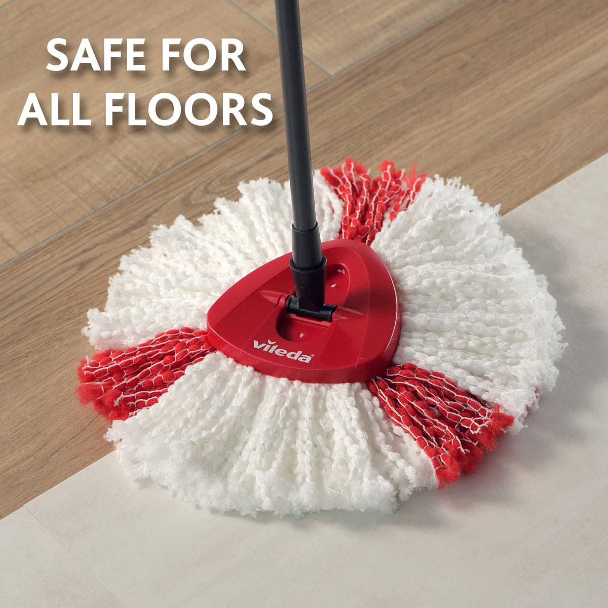Vileda Turbo 2in1 Spin Mop & Bucket Set with Foot Pedal and Extra Refill