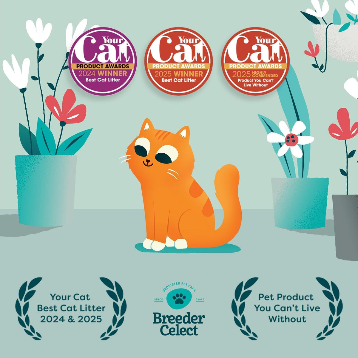 Breeder's Choice Paper Cat Litter (30L) - 99% Recycled Paper