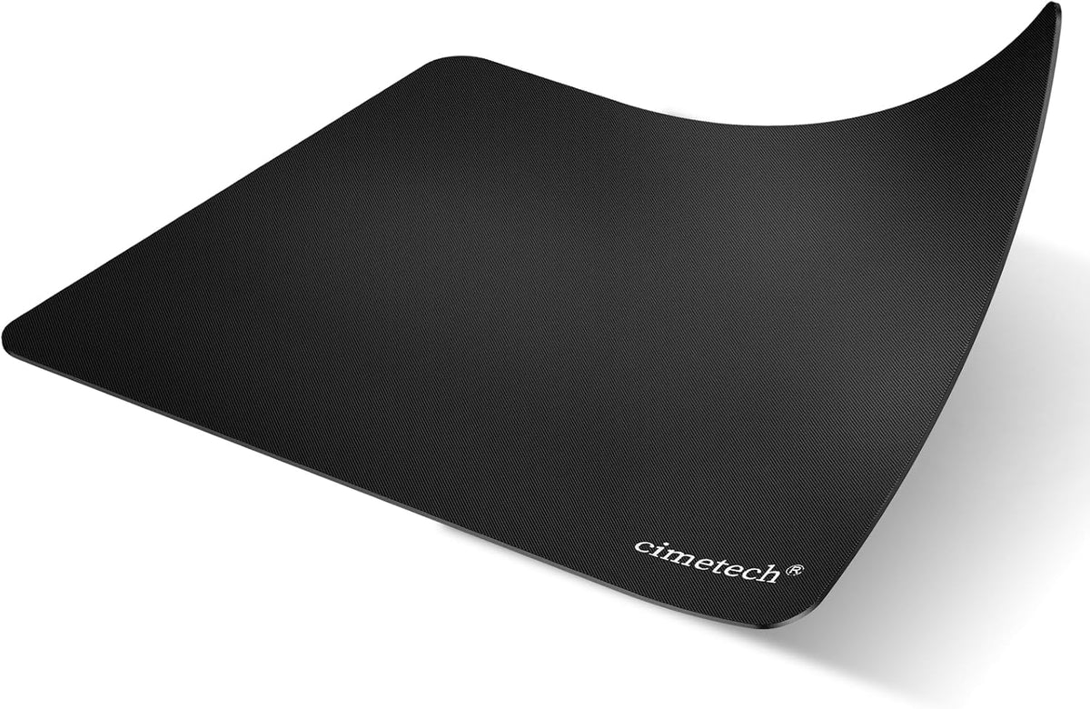 cimetech Gaming Mouse Pad 800 * 300 * 3 MM, Extended Large Mouse Mat Computer Keyboard Desk Pad with Anti-Slip Rubber Base Comfortable Waterproof Soft Cloth, Improved Precision and Speed - Black