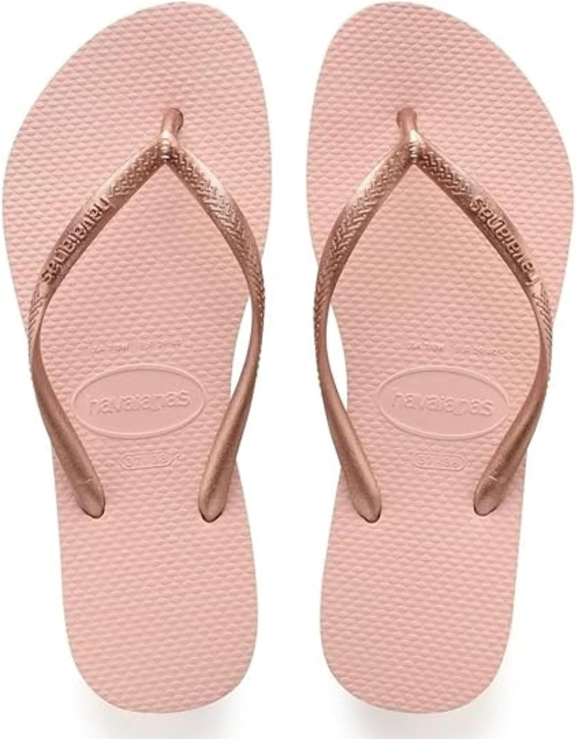 Havaianas - Slim, Stylische, Robuste und Vielseitige Badelatschen für Frauen mit Texturierten Sohlen für Grip und Halt