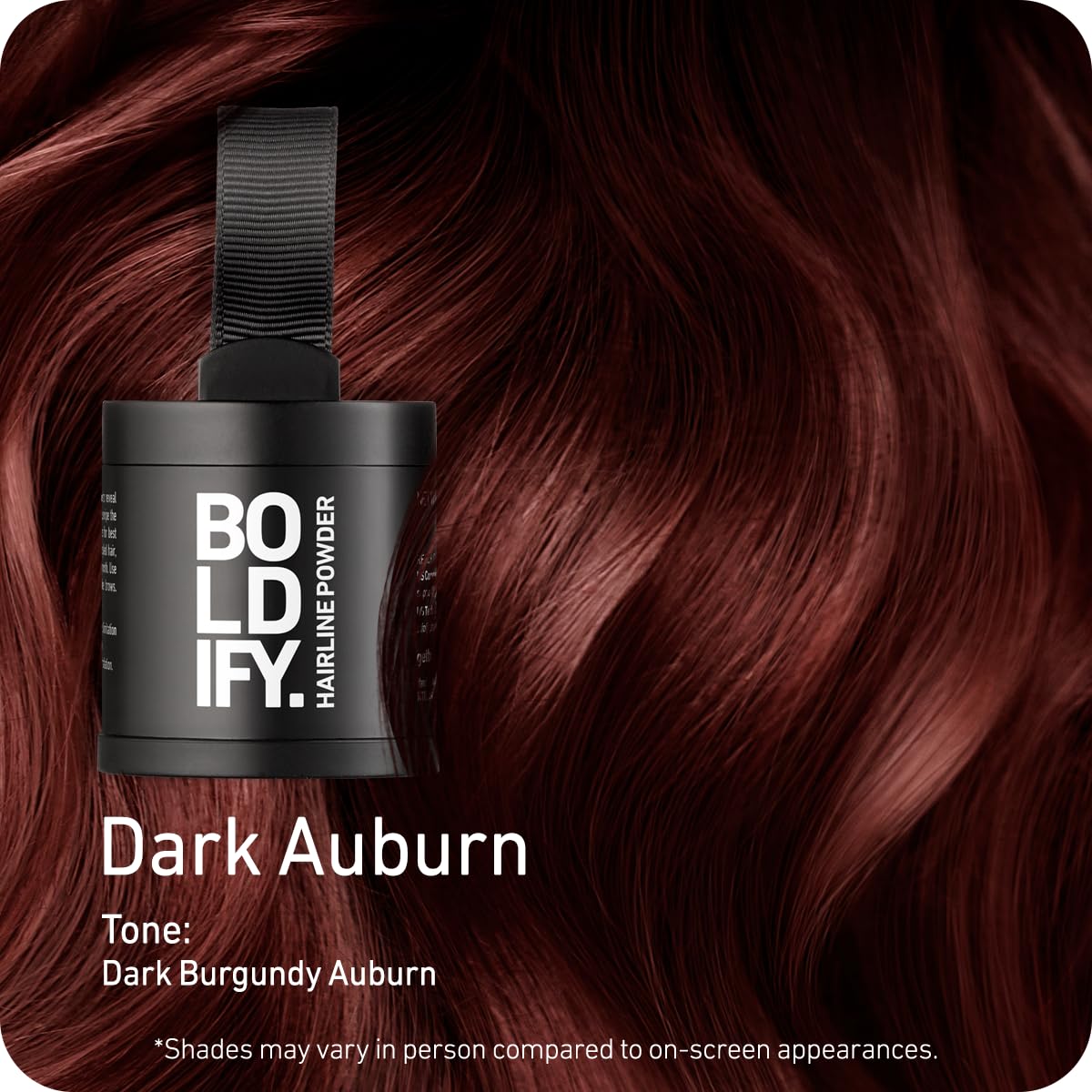 Boldify Hairline Powder, Root Touch Up Hair Color - Light Brown 10g