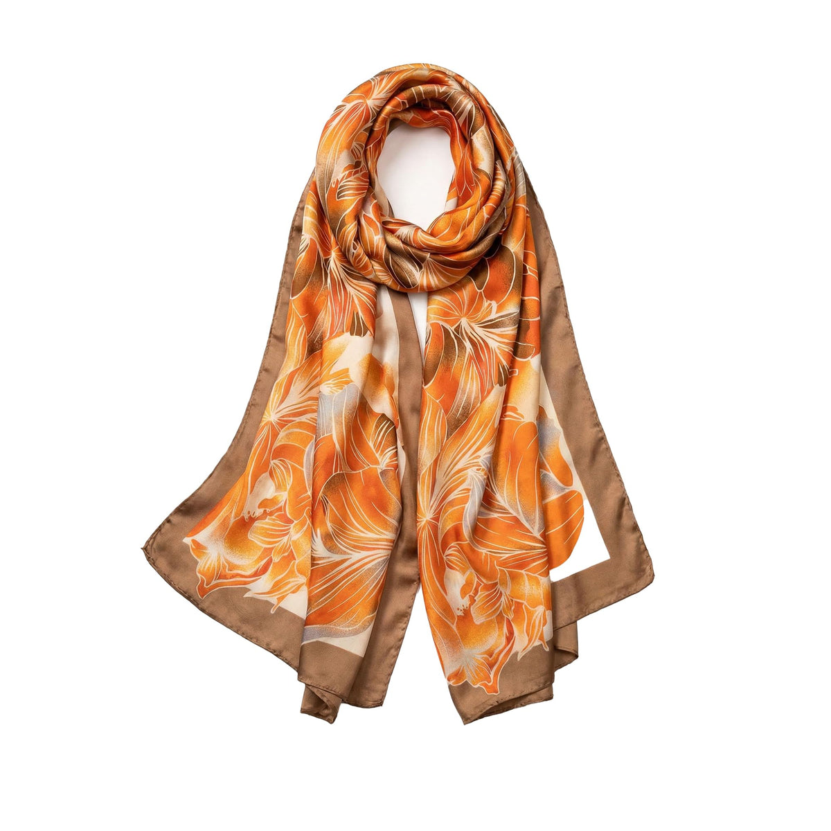Trillion London® Silk Shawl Birthday Gifts for Women - Designer Silk Scarf