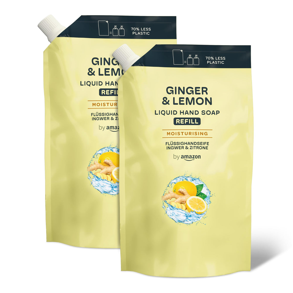 by Amazon Milk & Honey Hand Soap Refill, 2 x 1000ml