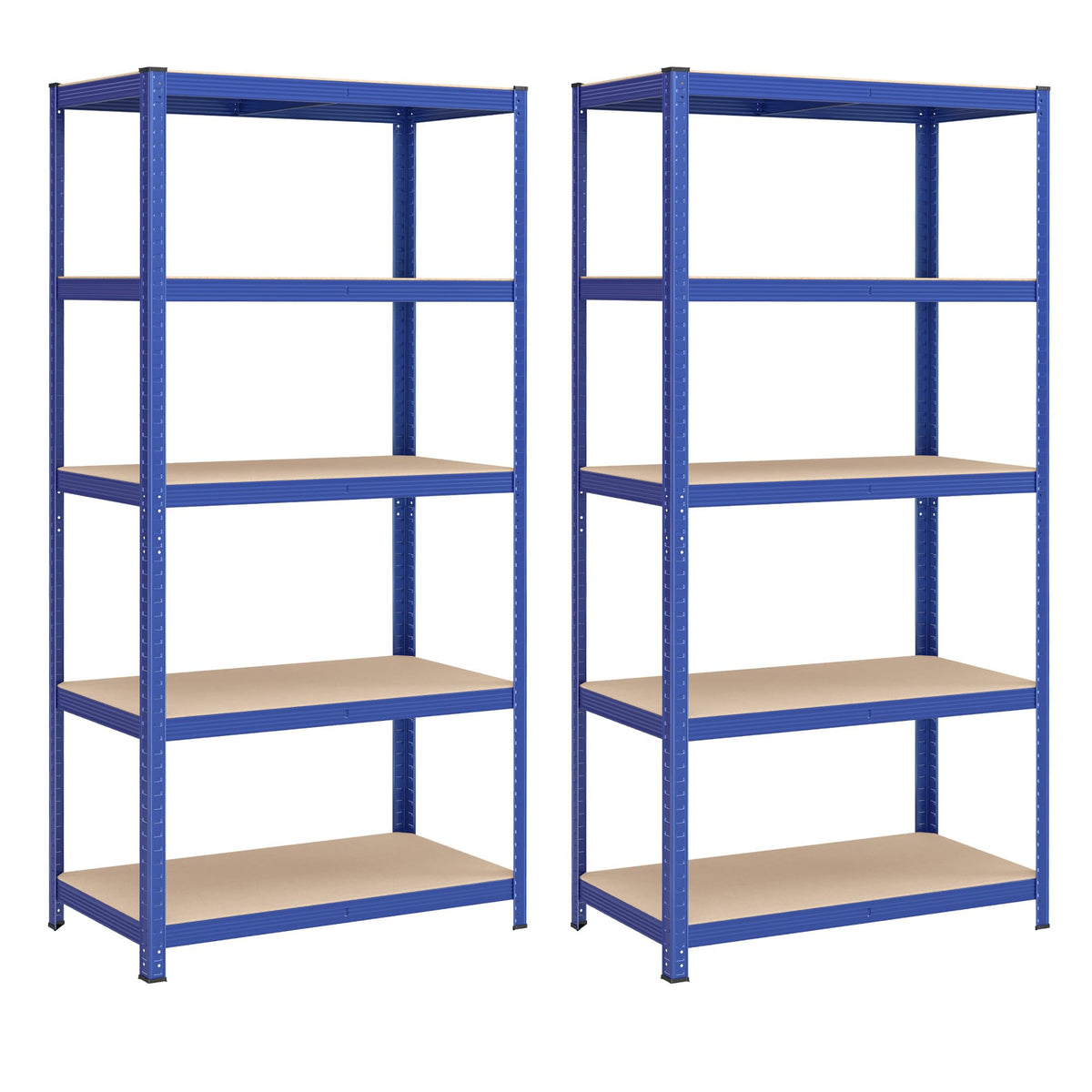 SONGMICS 5-Tier Heavy-Duty Shelving Units, Set of 2, Boltless Assembly