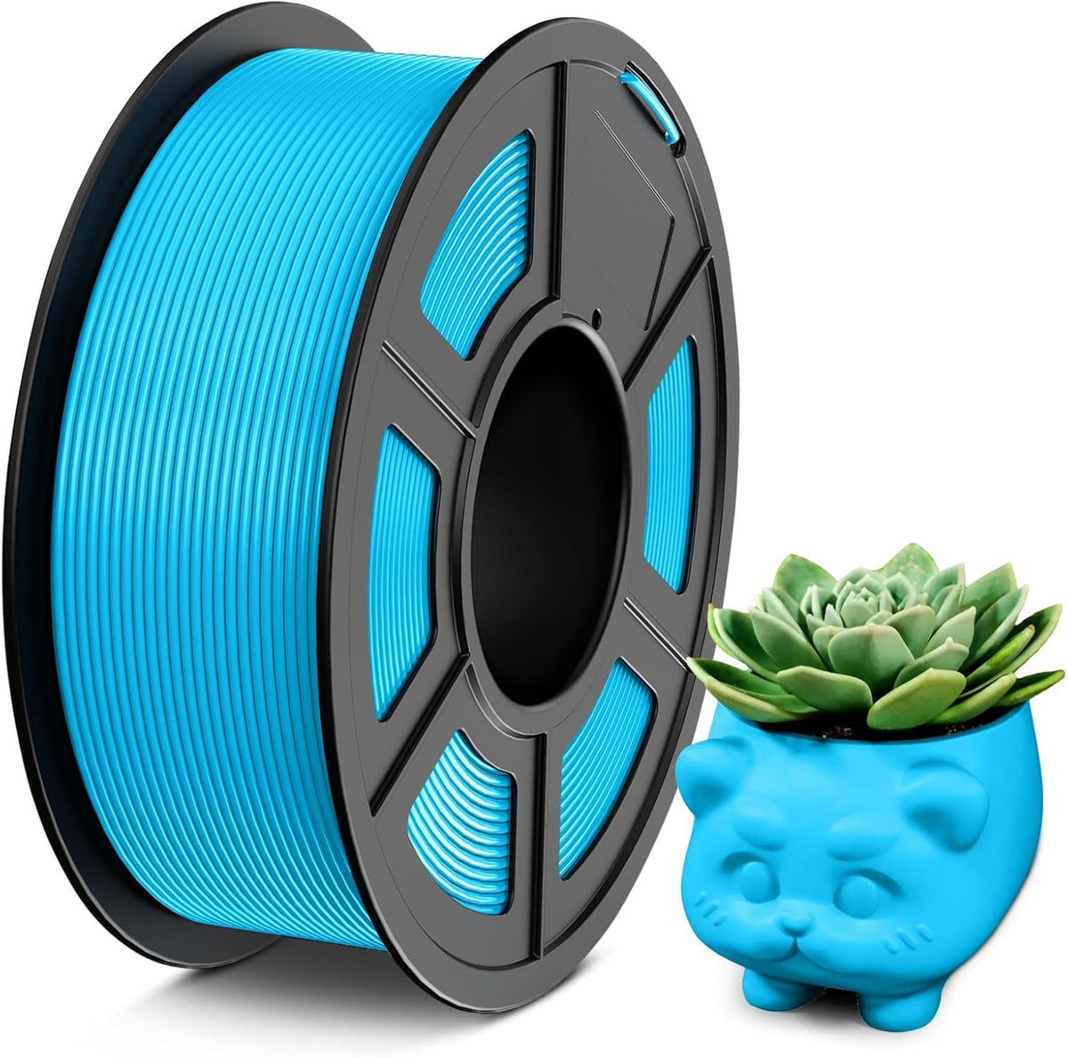 TECBEARS PETG Filament 1.75mm Black 1KG, High Strength & Toughness