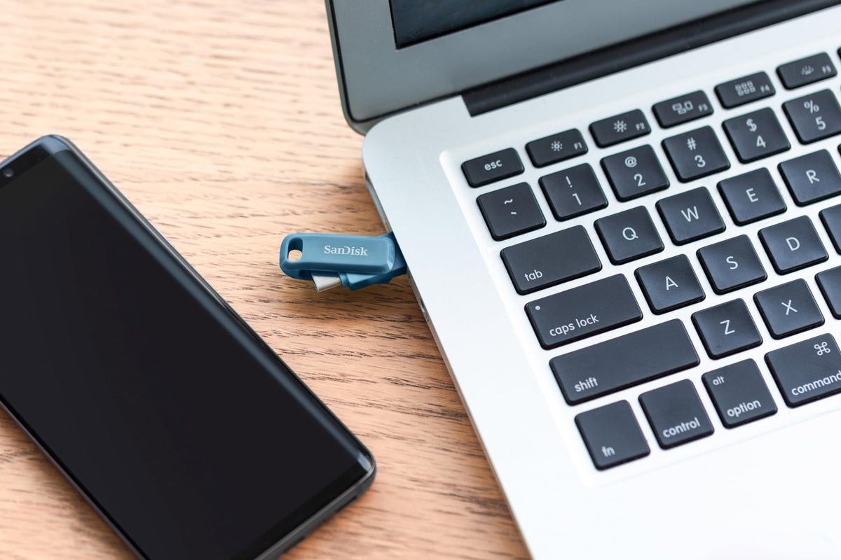 SANDISK Ultra Dual Drive Go 128GB, USB-C & USB-A, Up to 400MB/s Read Speeds