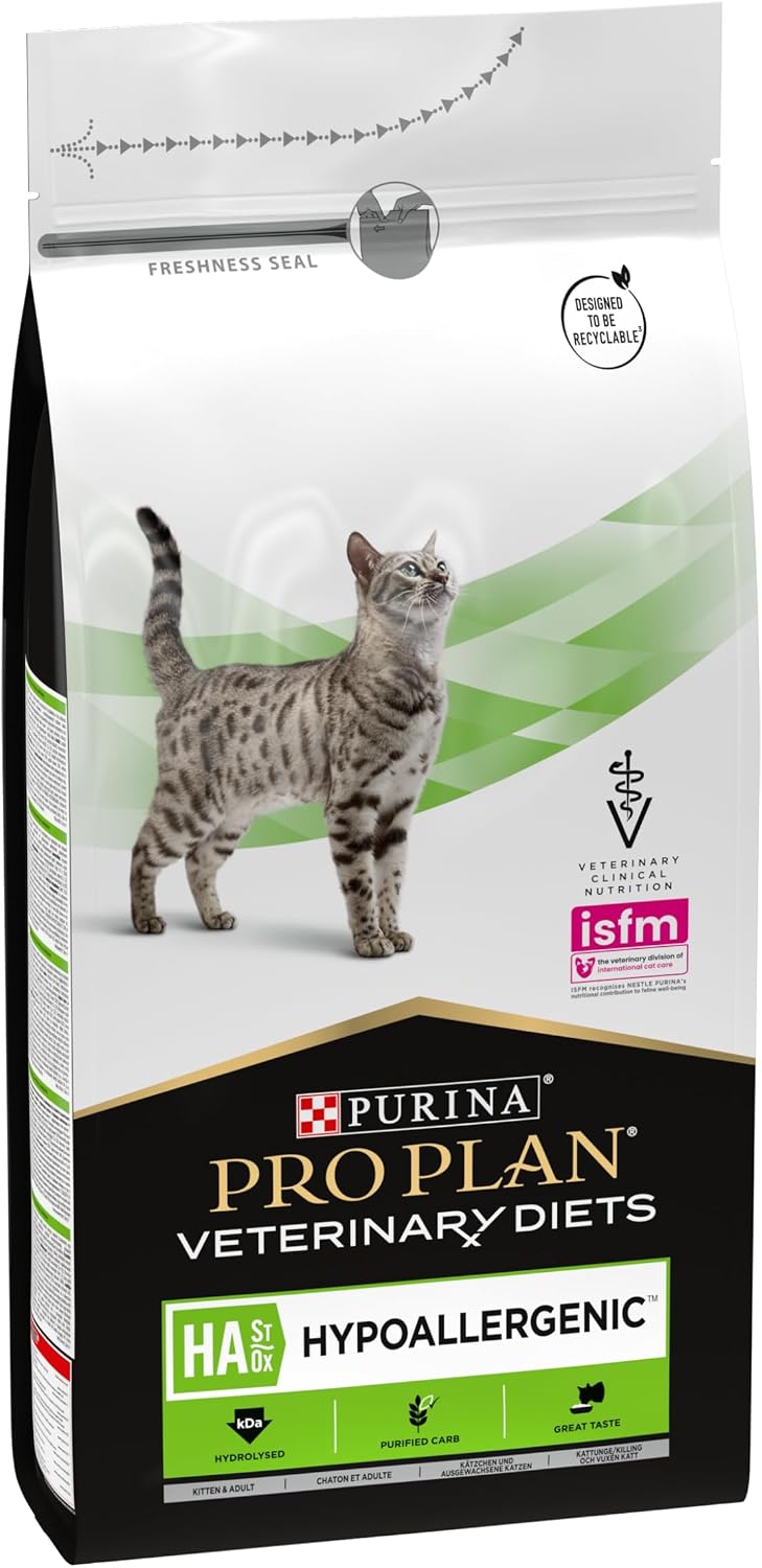 PRO PLAN VETERINARY DIETS HA Hypoallergenic Dry Cat Food 1.3kg