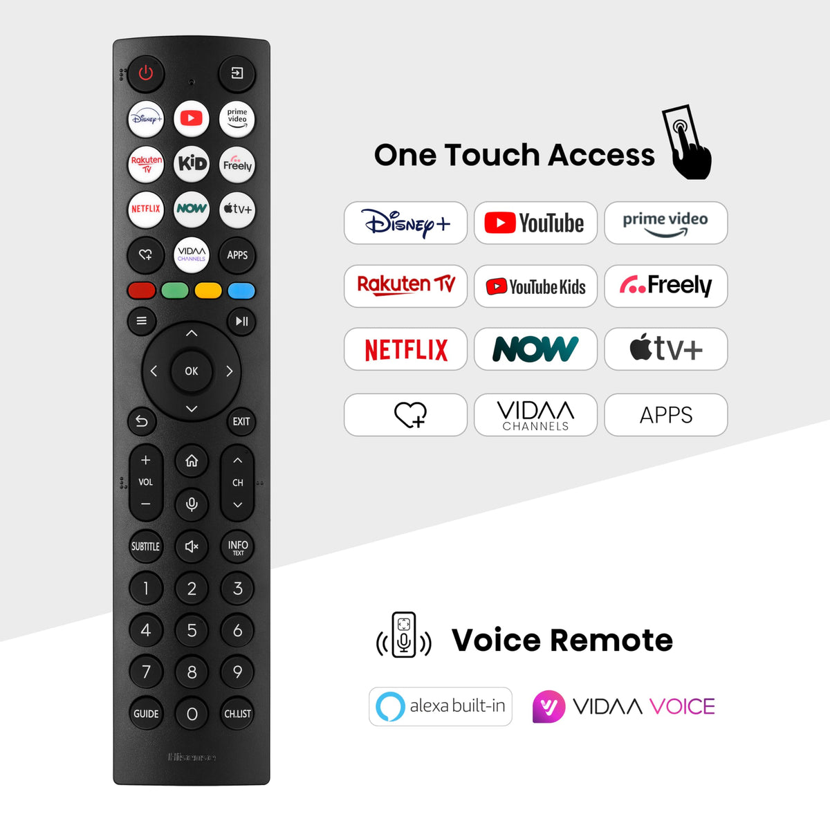 Hisense 50 Inch 50E6QTUK 4K Ultra HD Smart AI TV