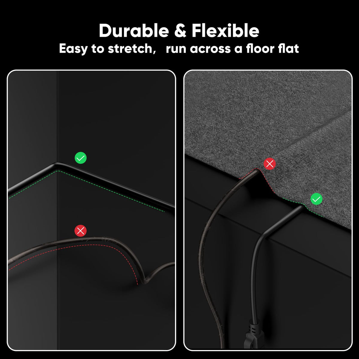 Outdoor Cat 6 Ethernet Cable 75m, Water Resistant Direct Burial LLDPE UV Jacket - 24AWG 10Gbps High Speed Gigabit Internet Network Cable - CCA, UTP with 80 Ties - Black